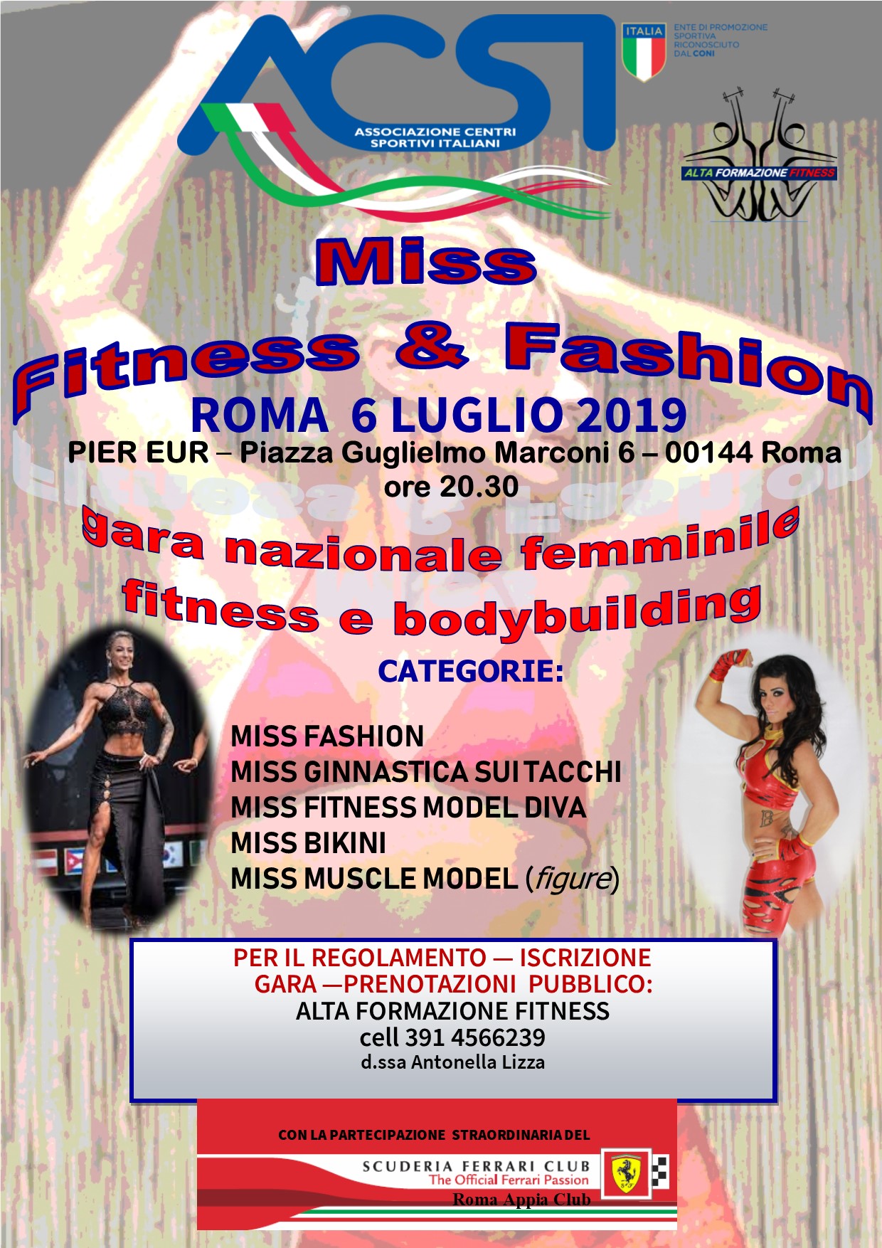 ROMA, IL 6 LUGLIO "MISS FITNESS & FASHION"