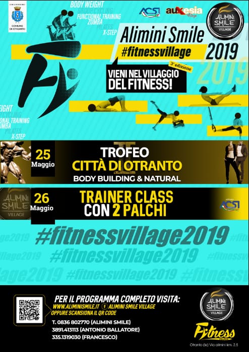 AD OTRANTO LA 3^ EDIZIONE DEL FITNESSVILLAGE