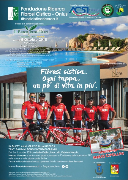 BIKE TOUR: FIBROSI CISTICA. OGNI TAPPA UN PO' DI VITA IN PIU'