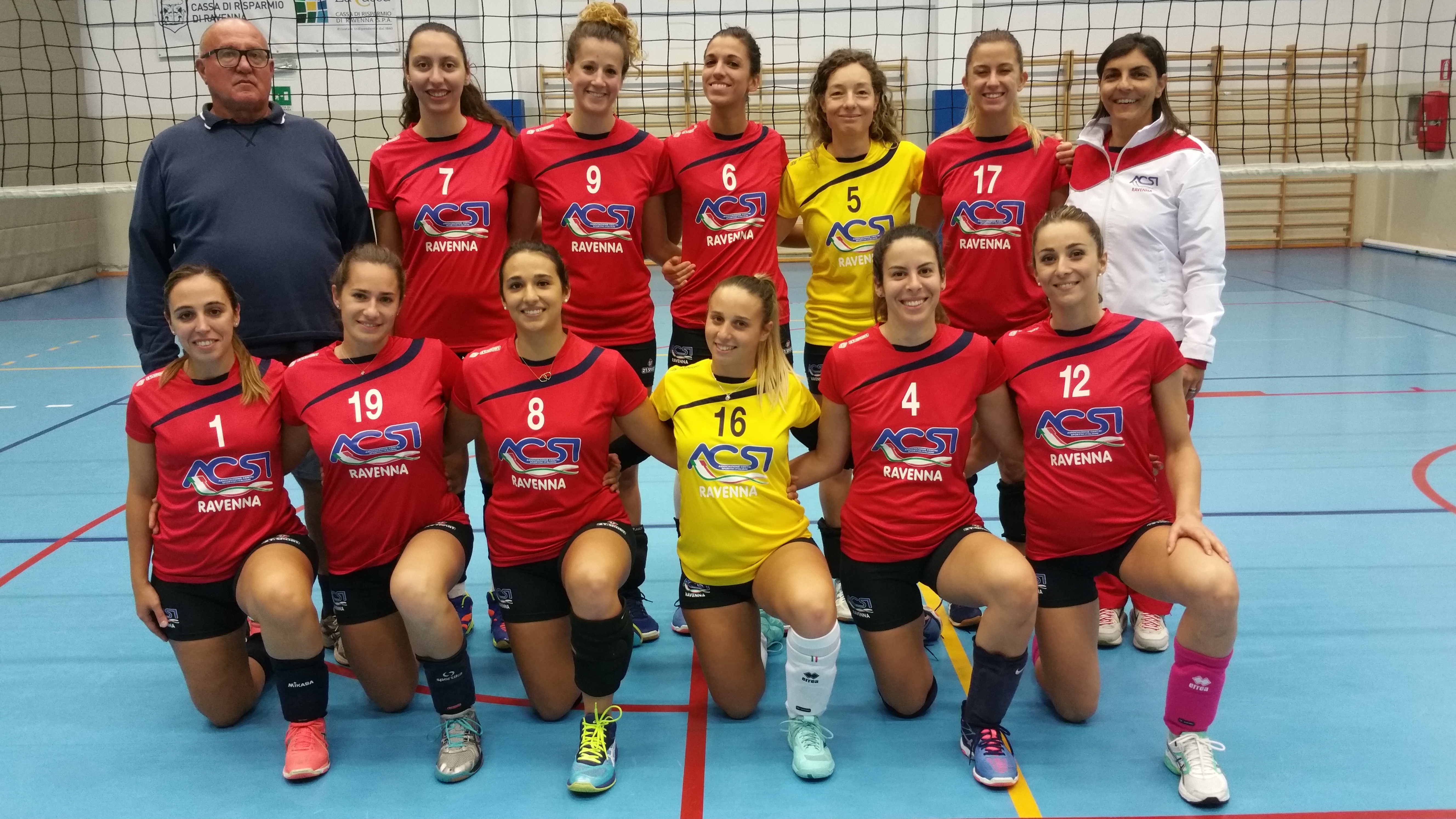 VOLLEY, RIPARTE L'AVVENTURA DELL'ACSI RAVENNA