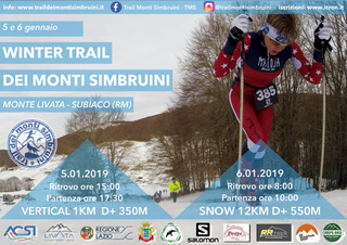 SUBIACO (RM), AL VIA IL WINTER TRAIL DEI MONTI SIMBRUINI