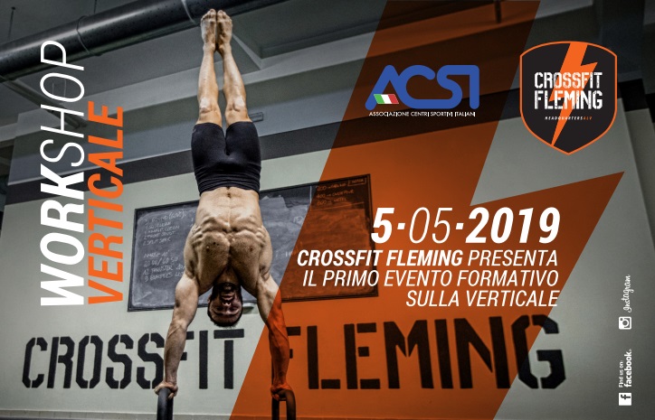 ROMA, CROSSFIT FLEMING PRESENTA IL PRIMO EVENTO FORMATIVO SULLA VERTICALE