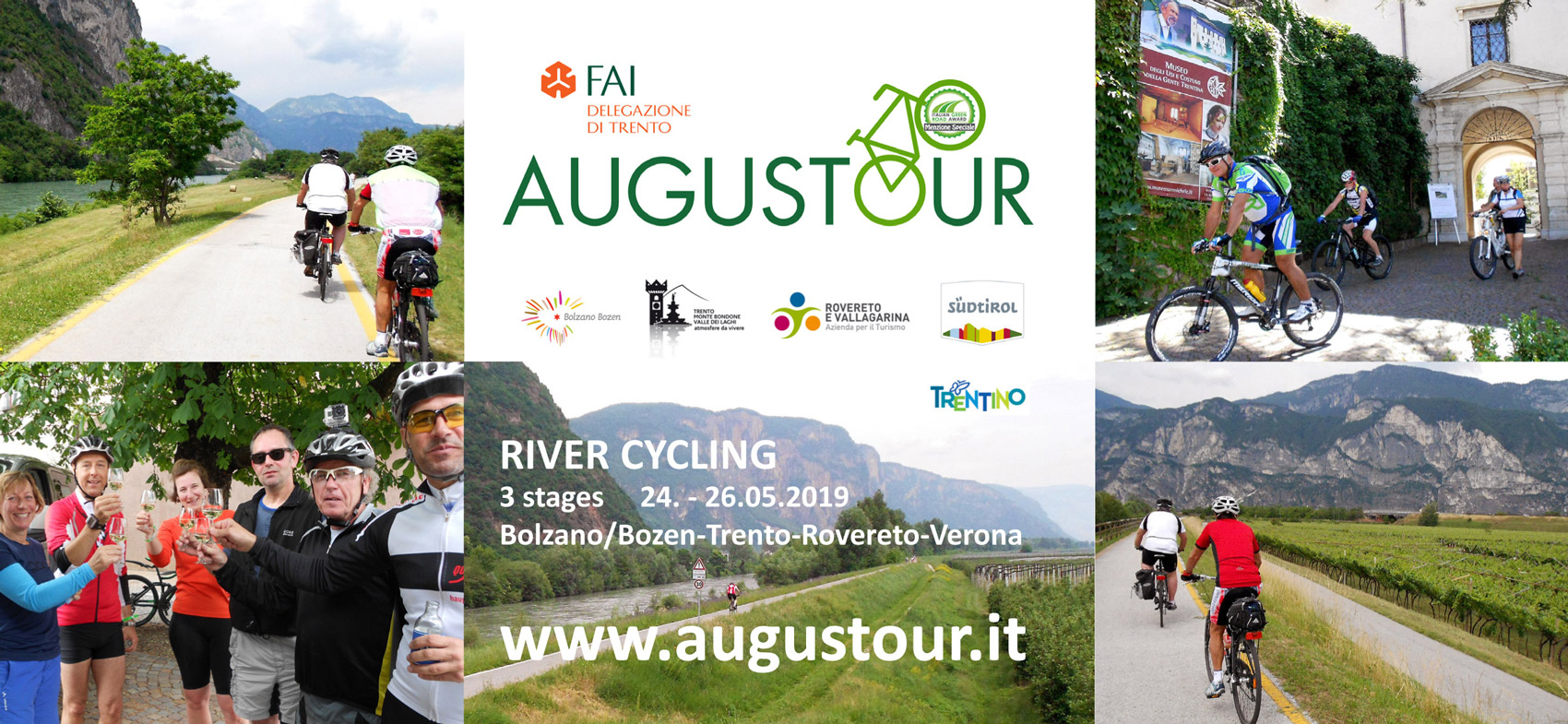 TRENTINO-ALTO ADIGE, DAL 24 AL 26 MAGGIO IN SCENA L'AUGUSTOUR