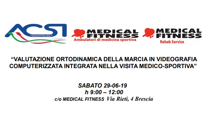 BRESCIA, SEMINARIO CLINICO DI AGGIORNAMENTO PROFESSIONALE IN MEDICINA SPORTIVA