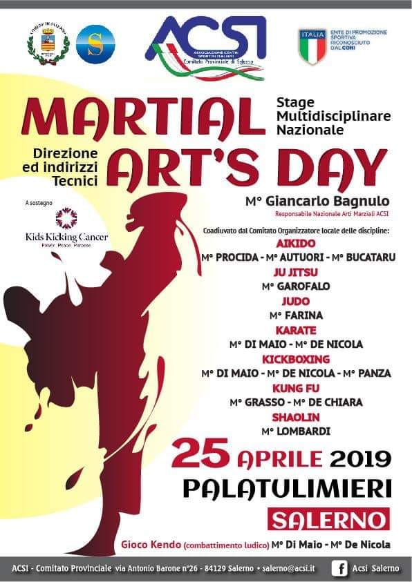 MARTIAL ARTS' DAY: L'ACSI SALERNO SI FA GRANDE